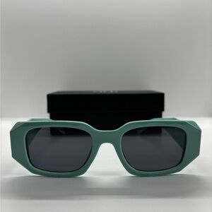 Mint Green Geometric Frame Sunglasses - Fashion Women's Accessories